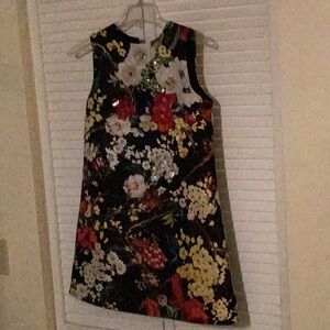 Floral Sleeveless women dress